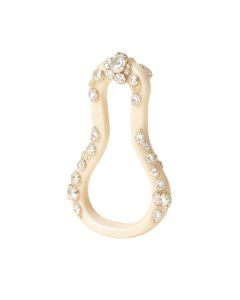 Tiffany Bejeweld Resin Shower Curtain Hooks