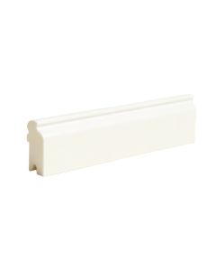 Polystyrene 2 '' H X 78 '' W X 5/8 '' D Chair Rail , Primed White (synthetic illustration; no displayed measurements)