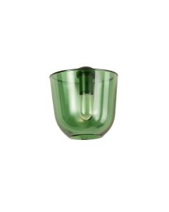 Hill Brook Wall Sconce Mounted On A Plain Wall - Green (synthetic illustration; no displayed measurements)