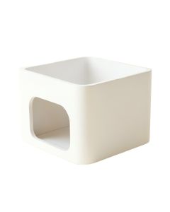 Cedar Edge Empty Furniture-Style Litter Enclosure - White
