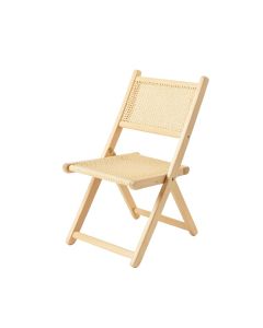 Shore Brook Folding Outdoor Chair - Ivory (synthetic illustration; no displayed measurements)