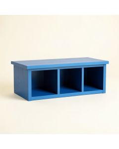 Cedar Dale Shoe Storage Bench - Blue (synthetic illustration; no displayed measurements)