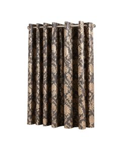 Dora Damask Max Blackout Thermal Grommet Single Curtain Panel