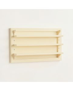 River Arc Empty Wall-Mounted Tool Organizer Panel - Cream (synthetic illustration; no displayed measurements)