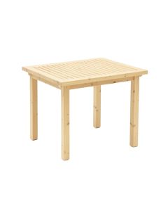 Ridge Bridge Patio Table - Ivory (synthetic illustration; no displayed measurements)