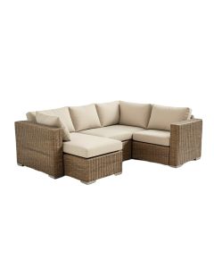 Manana Patio Sectional With Cushions (synthetic illustration; no displayed measurements)