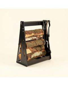Patio Watcher Firewood Rack Log Rack With 4 Tools Firewood Storage Log (synthetic illustration; no displayed measurements)