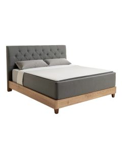 Dancourt Queen Tufted Upholstered Low Profile Platform Standard Bed