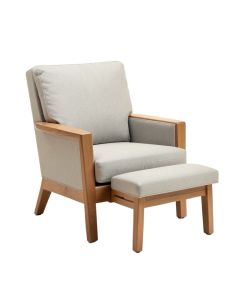 Brougham 33.54 '' Wide Wingback Chair And Ottoman (synthetic illustration; no displayed measurements)