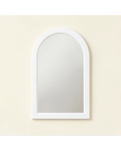 Hill Crest Framed Wall Mirror - White (synthetic illustration; no displayed measurements)