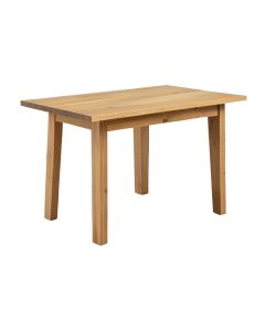 Aoto 35.4 '' Rubberwood Solid Wood Dining Table (synthetic illustration; no displayed measurements)