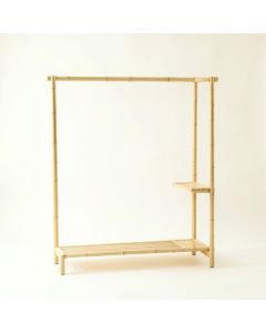 Harbor Crest Empty Garment Rack - Ivory (synthetic illustration; no displayed measurements)