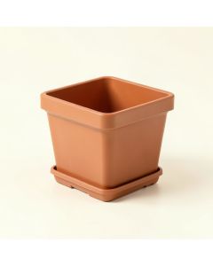 Birch Bridge Empty Planter - Terracotta (synthetic illustration; no displayed measurements)