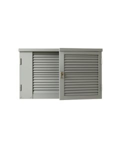 Cedar Bend Wall-Mounted Entry Cabinet - Gray
