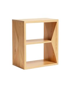 Geometric Bookcase (synthetic illustration; no displayed measurements)