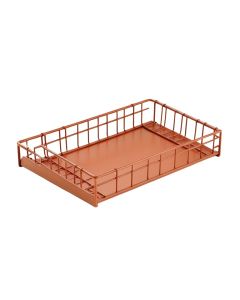 Rowan Canyon Empty Under-Desk Cable Tray - Terracotta (synthetic illustration; no displayed measurements)