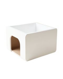 Maple Branch Empty Furniture-Style Litter Enclosure - White