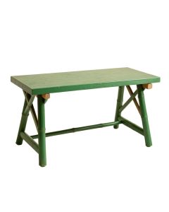 Flint Bridge Empty Workshop Workbench - Green (synthetic illustration; no displayed measurements)