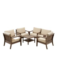 Onika 4 Piece Patio Conversation Set