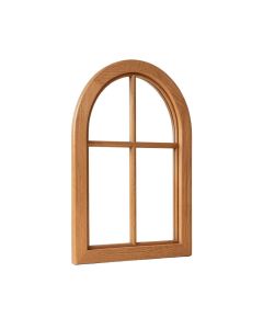 Wood Arched Window Wall Décor