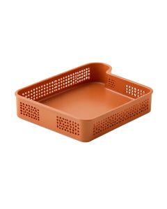 Hazel Arc Empty Under-Desk Cable Tray (synthetic illustration; no displayed measurements)