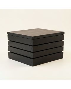 Cliff Dell Closed Outdoor Storage Box - Black (synthetic illustration; no displayed measurements)