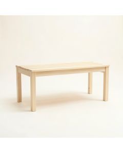 Laurel Canyon Indoor Bench - Ivory (synthetic illustration; no displayed measurements)