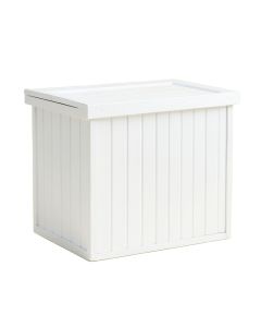 Fern Bluff Closed Outdoor Storage Box - White