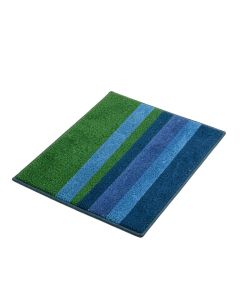 Frison Striped Tufted 29 In . X 18 In . Non-Slip Outdoor Door Mat