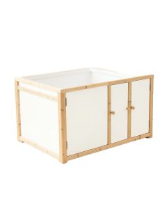 Linden Arc Empty Furniture-Style Litter Enclosure
