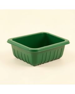 Cliff Crest Empty Railing Planter With Integral Brackets - Green (synthetic illustration; no displayed measurements)