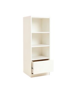 Dune Dale Narrow Cubby Tower - White (synthetic illustration; no displayed measurements)