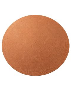 Heath Arc Round Area Rug - Terracotta