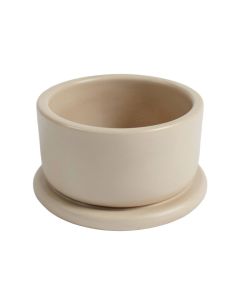 Olive Arc Empty Candle Holder - Beige