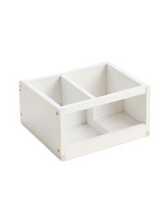 Moss Bend Empty Coffee-Station Organizer - White (synthetic illustration; no displayed measurements)