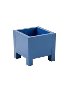 Fern Bend Empty Raised Planter - Blue