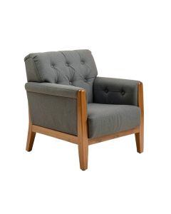 Hiorulf 33 '' Wide Tufted Polyester Armchair