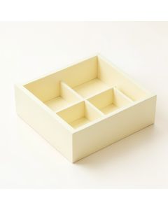 Juniper Bridge Empty Pantry Drawer Organizer Insert - Ivory (synthetic illustration; no displayed measurements)