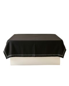 Wren Edge Flat Bed Sheet - Black