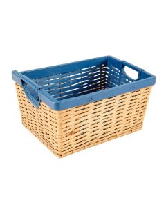 Willow Bridge Empty Storage Basket - Blue