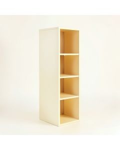 Vale Bluff Narrow Cubby Tower - Cream (synthetic illustration; no displayed measurements)