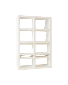 Summit Crest Empty Vertical Garden Frame - White