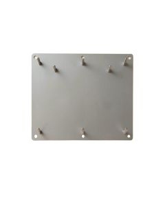 Harbor Branch Empty Wall-Mounted Tool Organizer Panel - Gray (synthetic illustration; no displayed measurements)