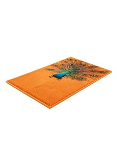 Pretty Peacock 30 In . X 18 In . Non-Slip Outdoor Door Mat (synthetic illustration; no displayed measurements)
