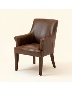 Allegany Bonded Leather Upholstered Dining Chair (synthetic illustration; no displayed measurements)