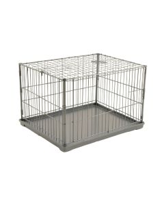 Flint Bend Empty Furniture-Style Pet Crate - Gray