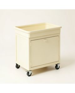 Sage Bluff Empty Rolling Workshop Cart - Cream (synthetic illustration; no displayed measurements)