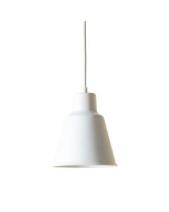 Hazel Bluff Pendant Light Suspended From One Plain Cable - White (synthetic illustration; no displayed measurements)
