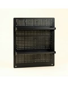 Juniper Bluff Empty Wall-Mounted Tool Organizer Panel - Black (synthetic illustration; no displayed measurements)