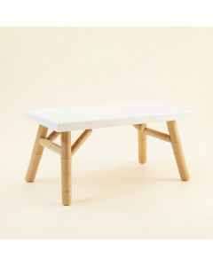 Elm Dell Indoor Bench - White (synthetic illustration; no displayed measurements)